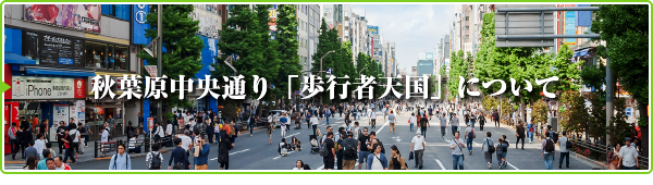 秋葉原中央通り「歩行者天国」について